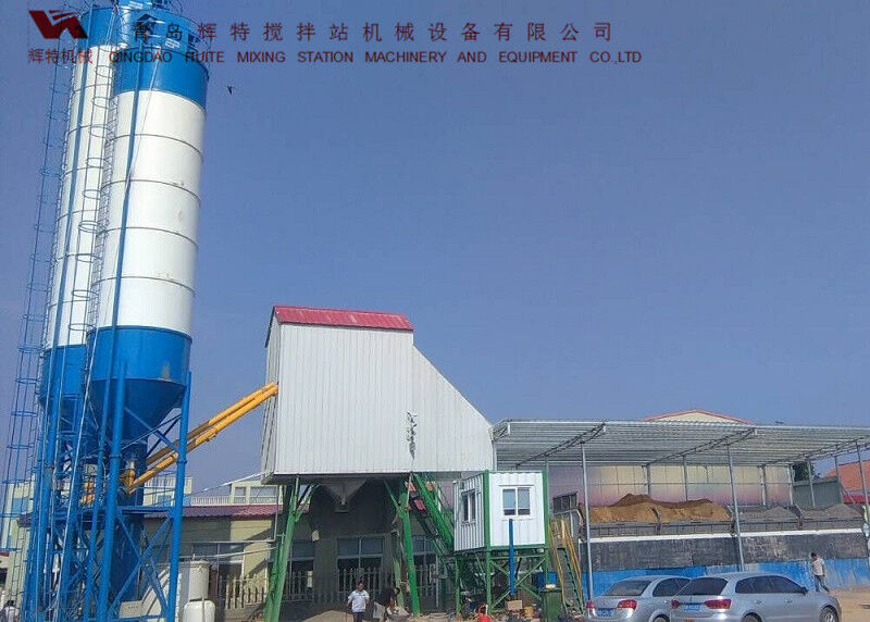 輝特?cái)嚢枵綡ZS75可根據(jù)客戶(hù)需要配置粉料倉(cāng)集中除塵系統(tǒng)