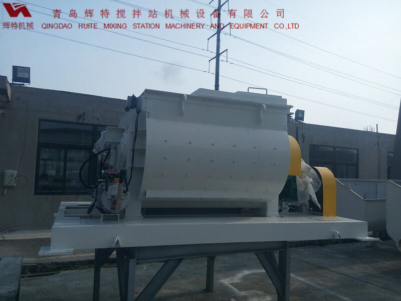 JS750攪拌臂采用偏心式設(shè)計(jì)，延長(zhǎng)使用壽命，青島輝特機(jī)械