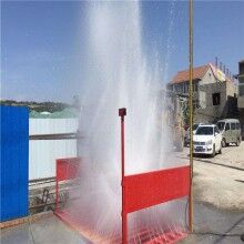 遼寧遼陽建筑工地全自動(dòng)洗車機(jī)組圖